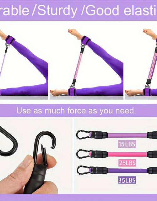 Load image into Gallery viewer, 5pcs Ankle Resistance Bands, Ankle Bands For Working Out With Cuffs, Resistance Bands For Leg &amp; Butt Training, Ankle Straps With Exercise Bands
