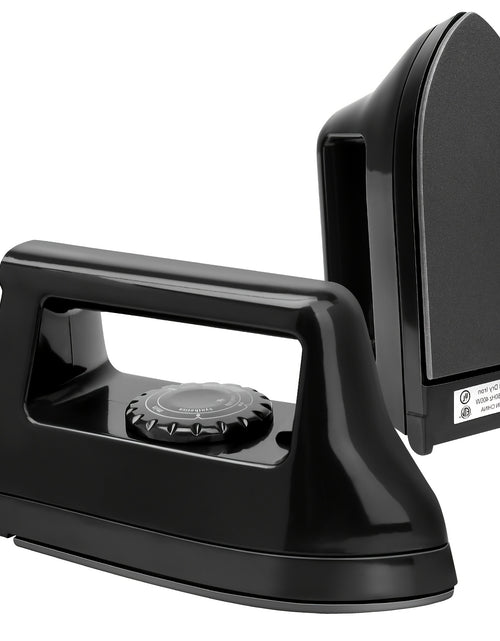 Load image into Gallery viewer, [Portable Mini Iron Heat Press] Mini 1pc Craft Iron Heat Press - 400W Portable Iron with Charging Base - Ideal for DIY T-Shirts, Shoes, Bags &amp; Vinyl Projects
