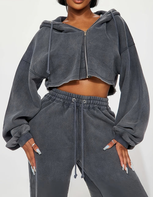 Load image into Gallery viewer, Casual Lounge 2pcs Set, Casual Warm Lounge Sets for Women , Hoodies Sweatshirt And Sweatpants Set
