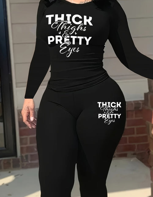 Load image into Gallery viewer, Women Sexy Personality Printed  Two-Piece Sports Outdoor Suit, Running, Fitness , and Leisure.
