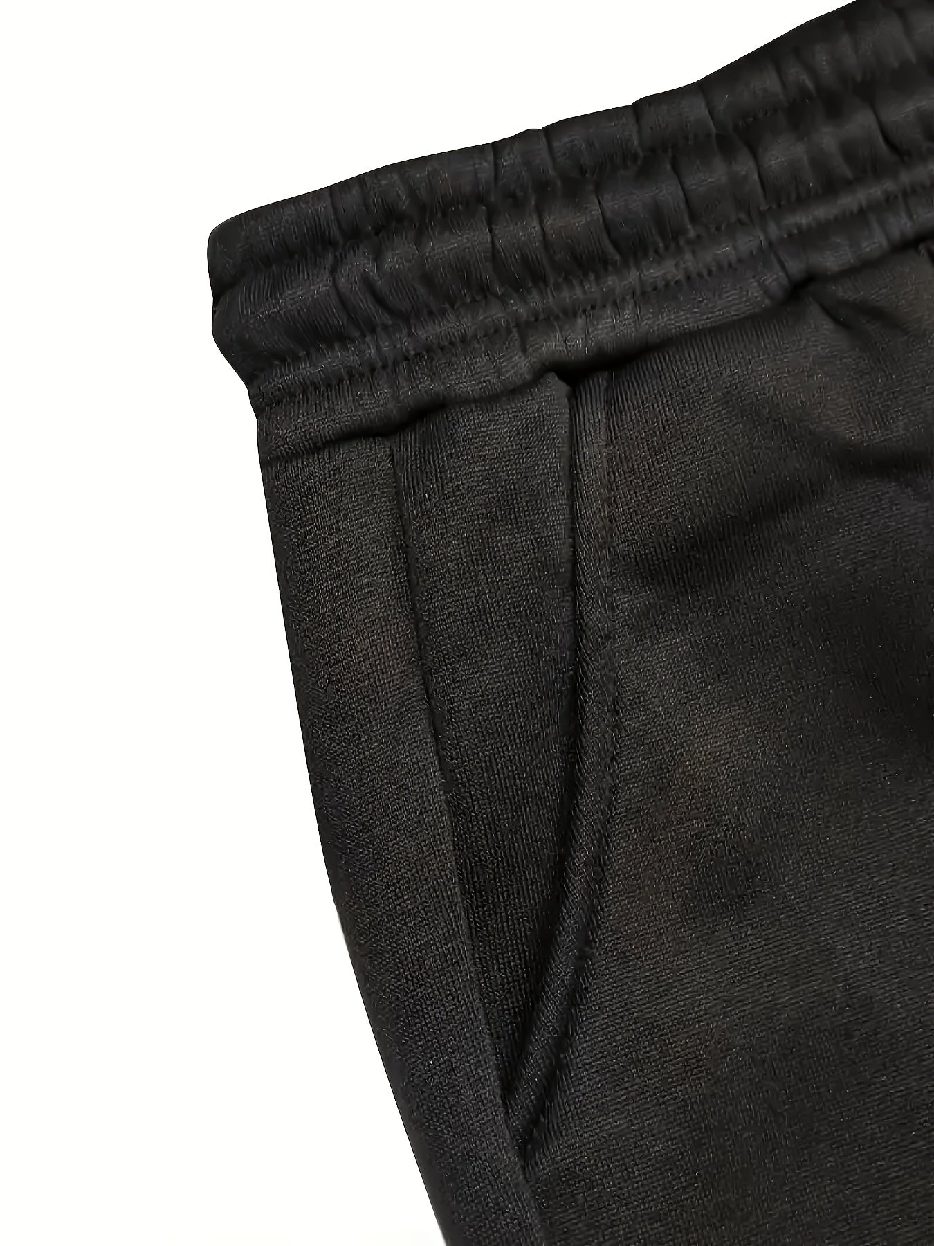 Black Retro Letter Printed Men's Two-piece Casual Round Neck Long Sleeved Hooded Sweatshirt And Sweatpants Set Suitable for Autumn And Winter Sportswear Set|Men's Sports Suit