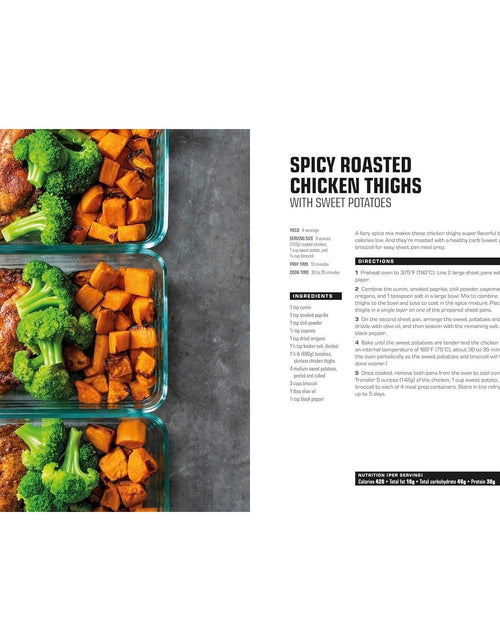 Load image into Gallery viewer, The Bodybuilder&#39;s Meal Prep Cookbook: 64 Make-Ahead Recipes and 8 Macro-Friendly Meal Plans (The Bodybuilder&#39;s Kitchen) Spiral-bound Book
