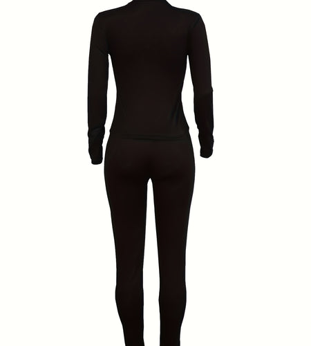 Women Sexy Personality Printed  Two-Piece Sports Outdoor Suit, Running, Fitness , and Leisure.