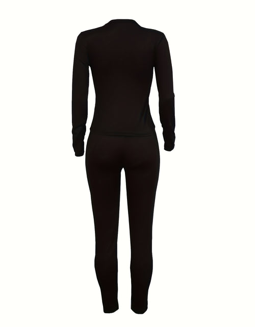 Load image into Gallery viewer, Women Sexy Personality Printed  Two-Piece Sports Outdoor Suit, Running, Fitness , and Leisure.
