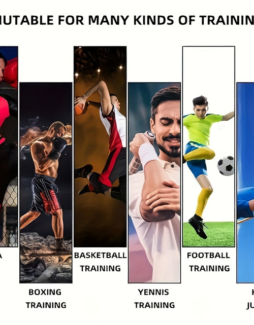 Load image into Gallery viewer, [150 Lb Resistance Belt Kit] 150 Lb Heavy Punch Resistance Belt Kit | 12pcs Resistance Ring, Full Body Workout, Improve Power/Speed/Agility | Boxing, Taekwondo, Indoor Fitness, Leg Training Equipment
