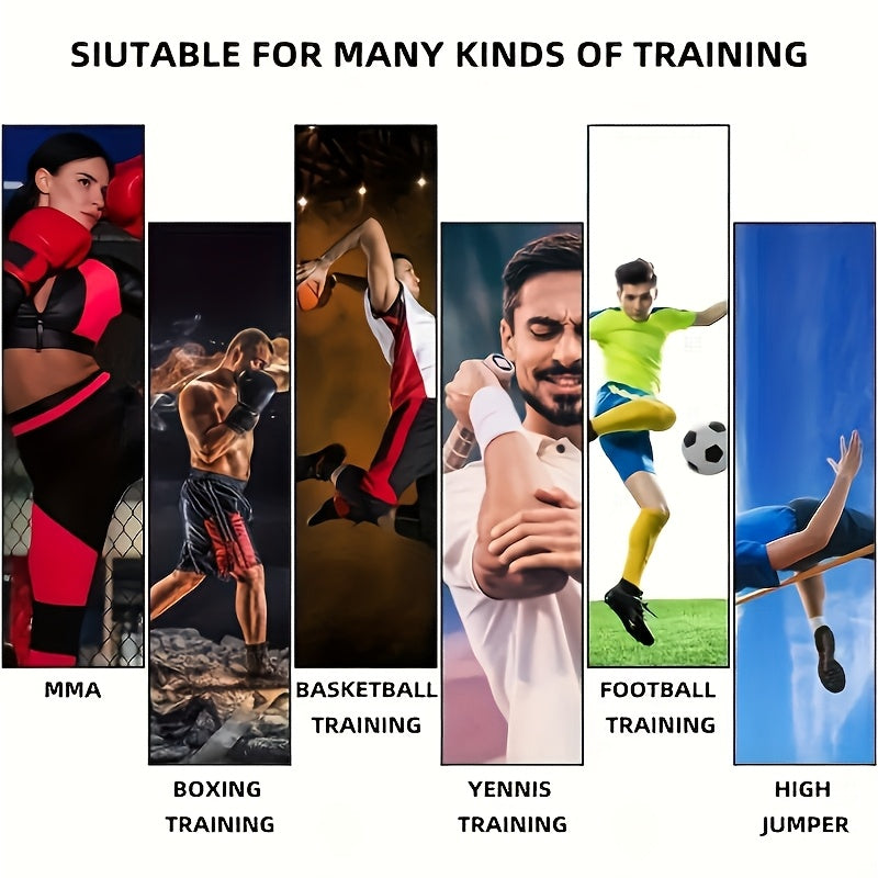 [150 Lb Resistance Belt Kit] 150 Lb Heavy Punch Resistance Belt Kit | 12pcs Resistance Ring, Full Body Workout, Improve Power/Speed/Agility | Boxing, Taekwondo, Indoor Fitness, Leg Training Equipment