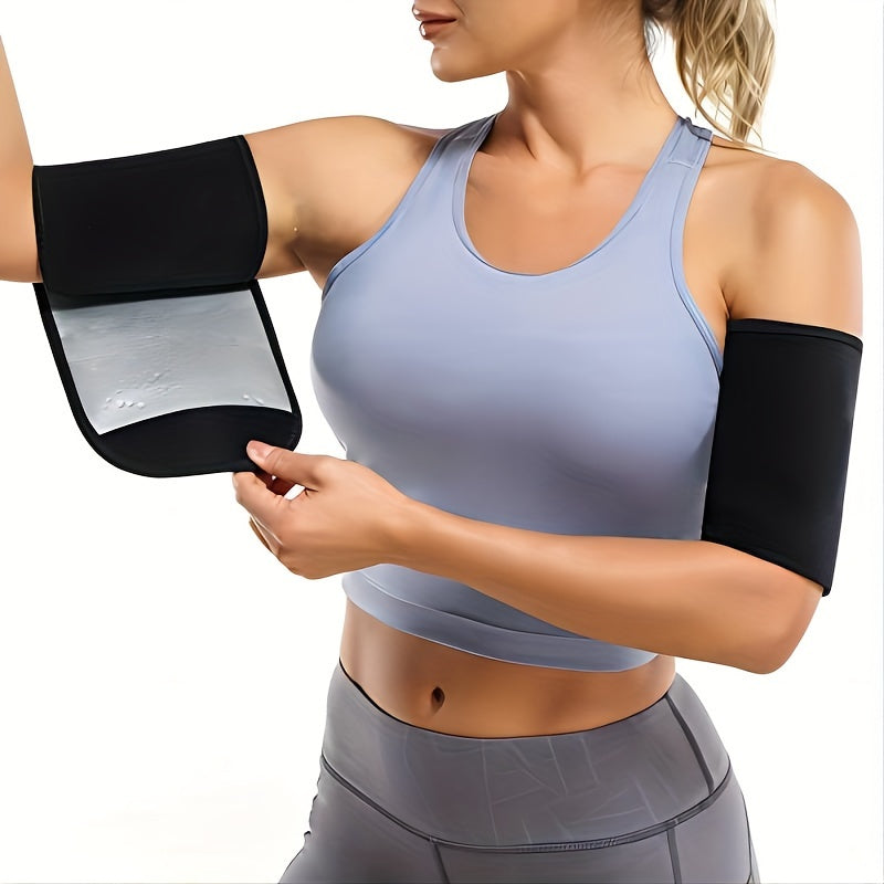 A Pair Of Arm Trimmers, Sauna Sweat Arm Shaping Straps, Adjustable Arm Trainers, And Arm Guards Suitable For Both Men And Women. Suitable For Arm Shaping