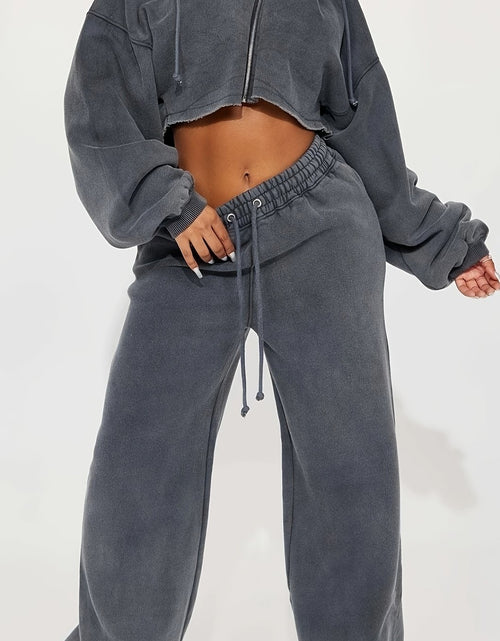 Load image into Gallery viewer, Casual Lounge 2pcs Set, Casual Warm Lounge Sets for Women , Hoodies Sweatshirt And Sweatpants Set
