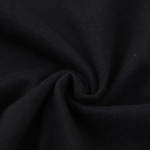 Y2K pattern printing 100% cotton soft and comfortable casual round neck with the same T-shirt, double-sided printed