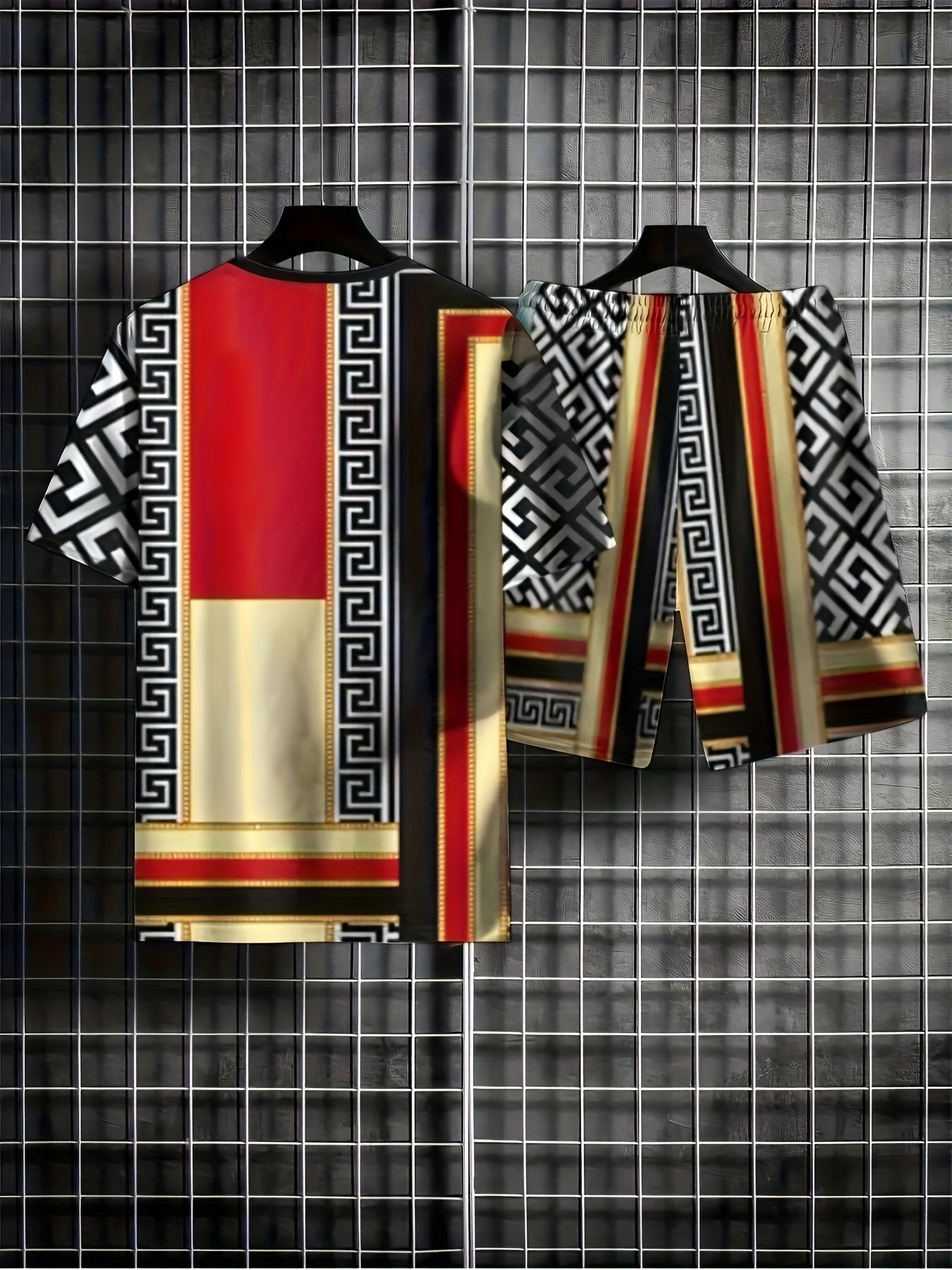 Men's Comfortable Sports Suit - 3D Digital Print, Breathable, Casual Wear