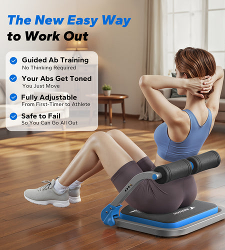 Multifunctional abdominal trainer, core strength, waist slimming, abdominal fitness home exercise equipment, home abdominal muscle training and abdominal loss fitness equipment
