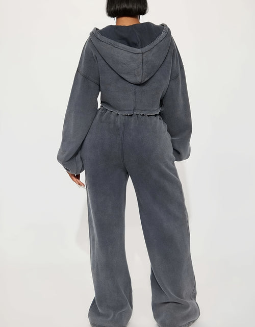 Load image into Gallery viewer, Casual Lounge 2pcs Set, Casual Warm Lounge Sets for Women , Hoodies Sweatshirt And Sweatpants Set
