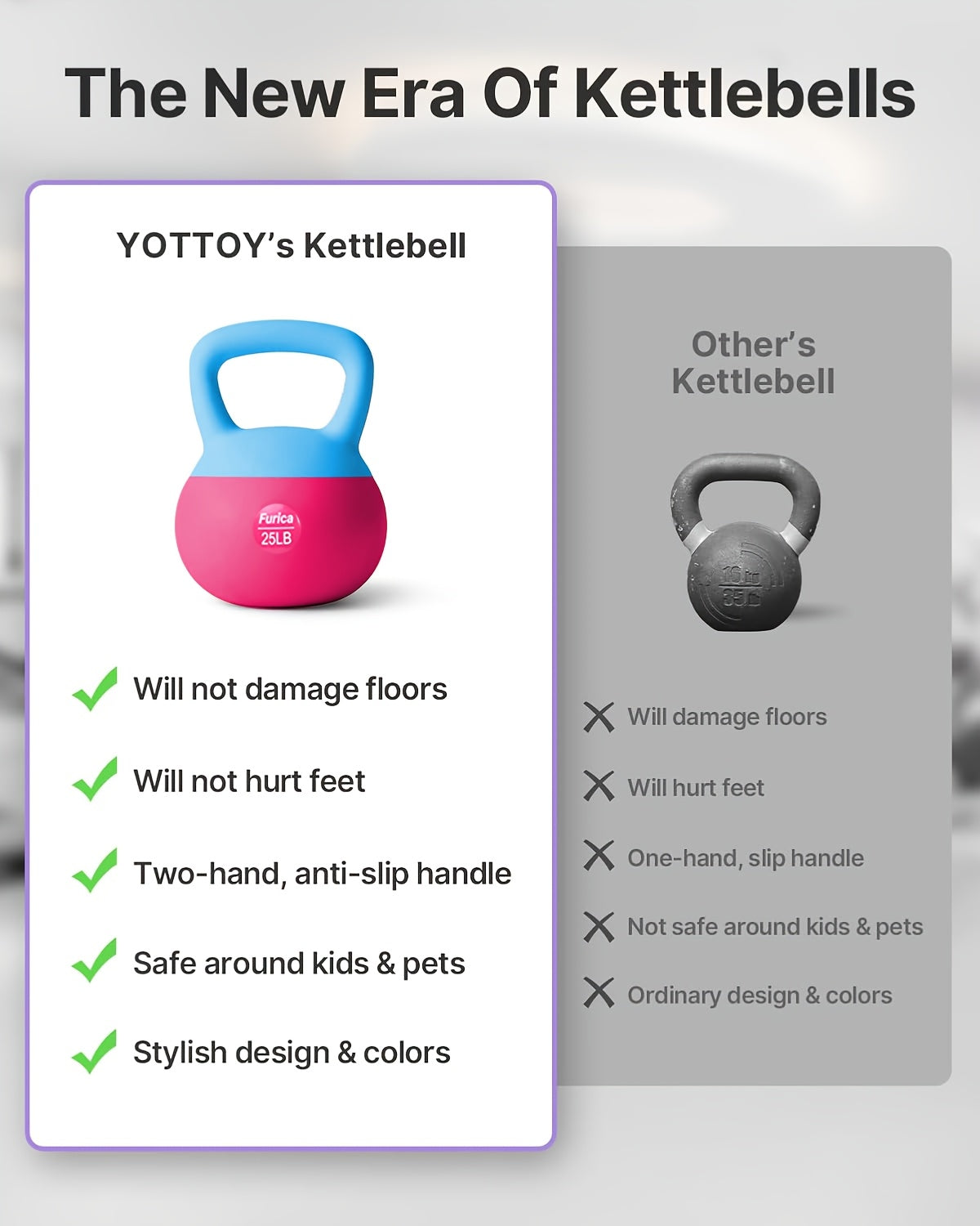 [Rose Red Soft Kettlebell] 1pc Rose Red Soft PE Polyethylene Kettlebell - 5-30LB, Enhancing Strength, Suitable for Home Fitness and Gym