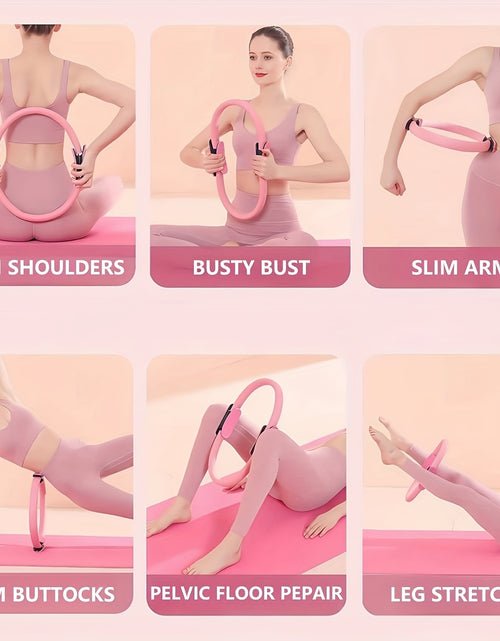 Load image into Gallery viewer, 11pcs Yoga Fitness Set, Elastic Band, Latex Hip Band, Latex Resistance Band, Yoga Ball, Stretching Band, for Pilates, Abdominal Band for Hip Exercise, Yoga Ball for Stretching
