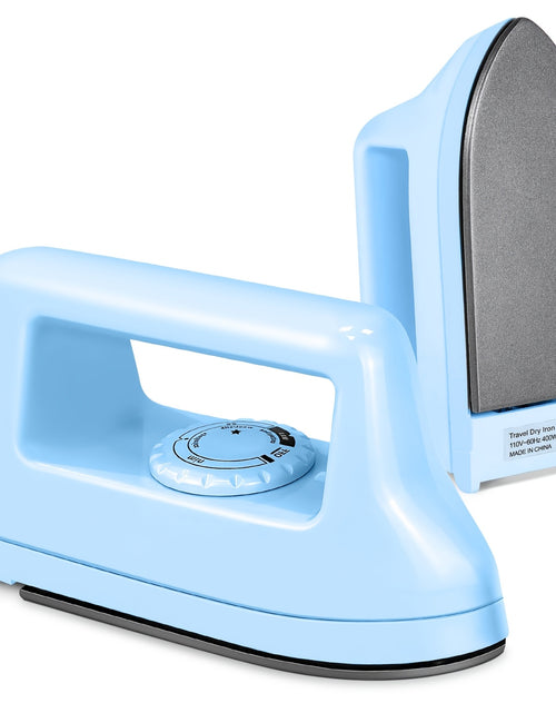 Load image into Gallery viewer, [Portable Mini Iron Heat Press] Mini 1pc Craft Iron Heat Press - 400W Portable Iron with Charging Base - Ideal for DIY T-Shirts, Shoes, Bags &amp; Vinyl Projects
