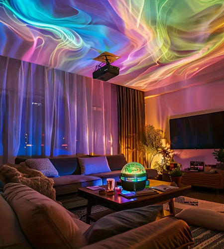 Starry Sky Projector, LED Star Projector Night Light with Remote, Galaxy Star Projector with 7 Lighting Effects