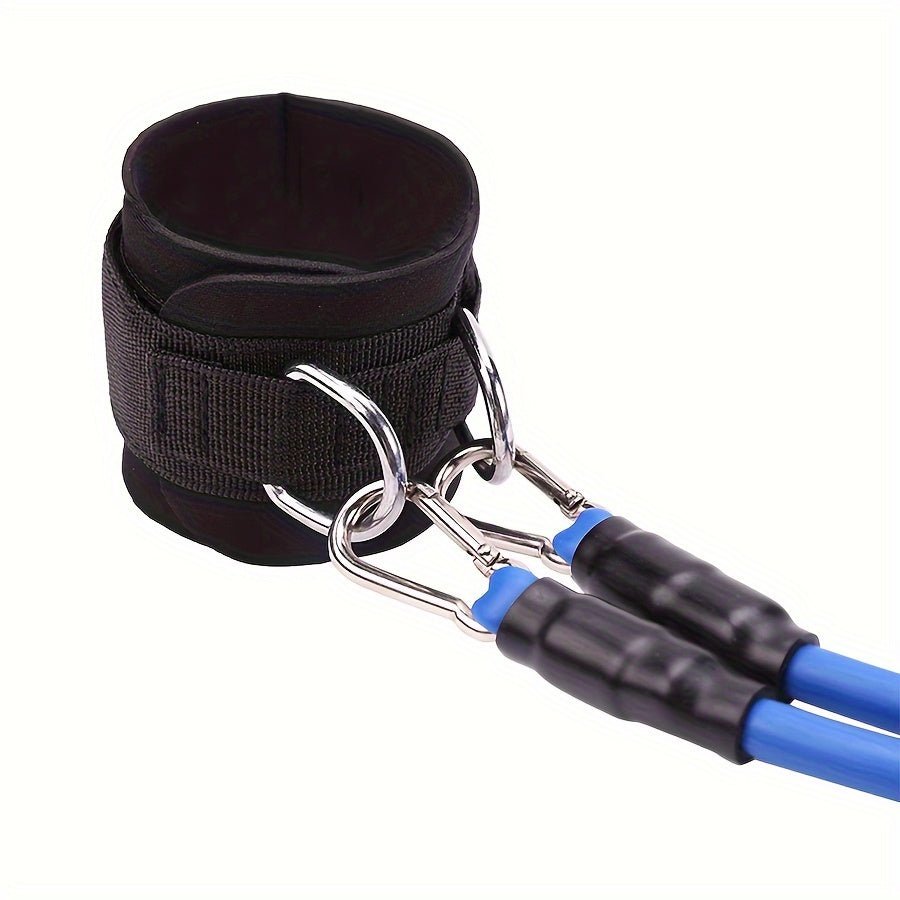 5pcs Ankle Resistance Bands, Ankle Bands For Working Out With Cuffs, Resistance Bands For Leg & Butt Training, Ankle Straps With Exercise Bands