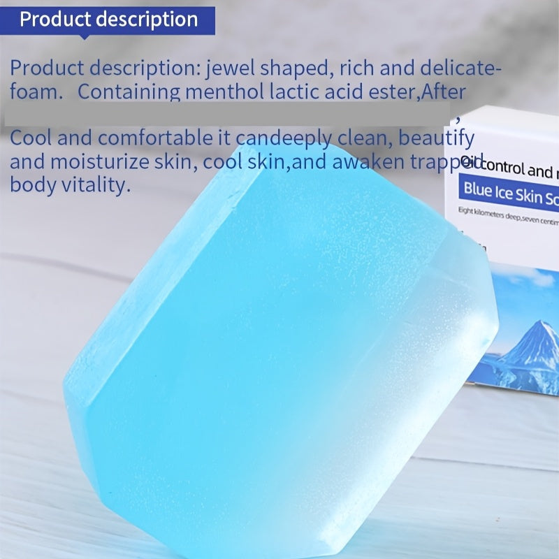 Summer Refresh Ice Skin Soap & Hydration Bar Soap With Coconut Oil, 3.35 Oz Per Box Natural Vegan Cleanser For Oily Skin, Hypoallergenic & Cruelty-Free Body Care Essential