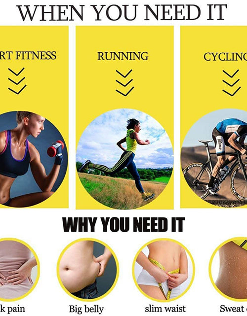 Load image into Gallery viewer, Women&#39;s Waist Trainer Shaper Sauna Sweat Belt Waist Trimmer
