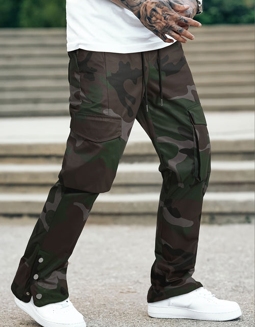 Load image into Gallery viewer, Men&#39;s New Camouflage Overalls, Loose Multi-Pocket Overalls, Casual
