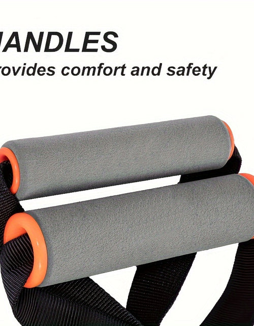 Load image into Gallery viewer, High Quality Latex Resistance Band With Big Handles And Door Anchor, Exercise Bands, Workout Bands, Suitable For Fitness Strength Training, Yoga, Pilates, Home Gym
