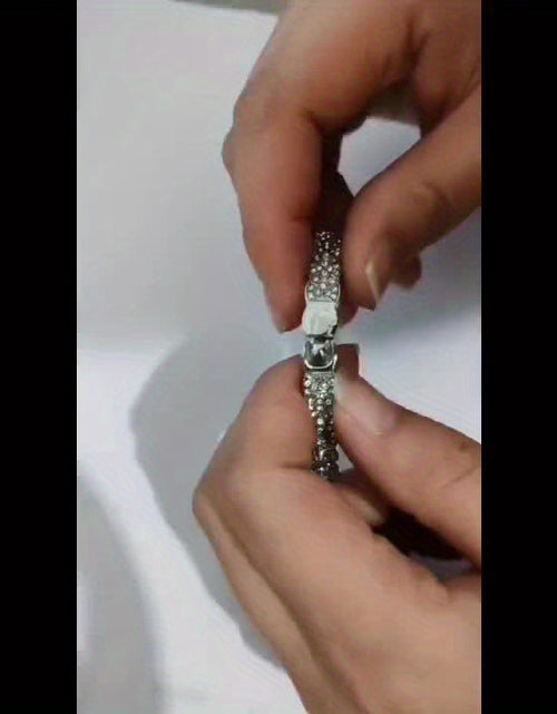 Load image into Gallery viewer, Ladies Intricate Wave Design Moissanite All-inset Moissanite Bracelet, The Perfect Gift
