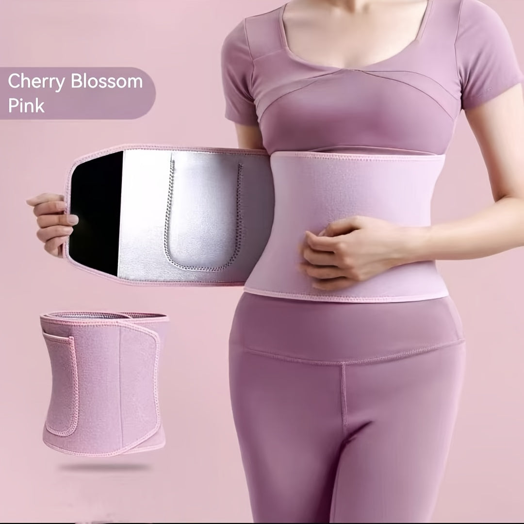 Slimming Sweat Belt Fitness Waist Belt Support for Abdominal Exercise Training to Lose Weight, for Men And Women 5x Sweat, for Fitness