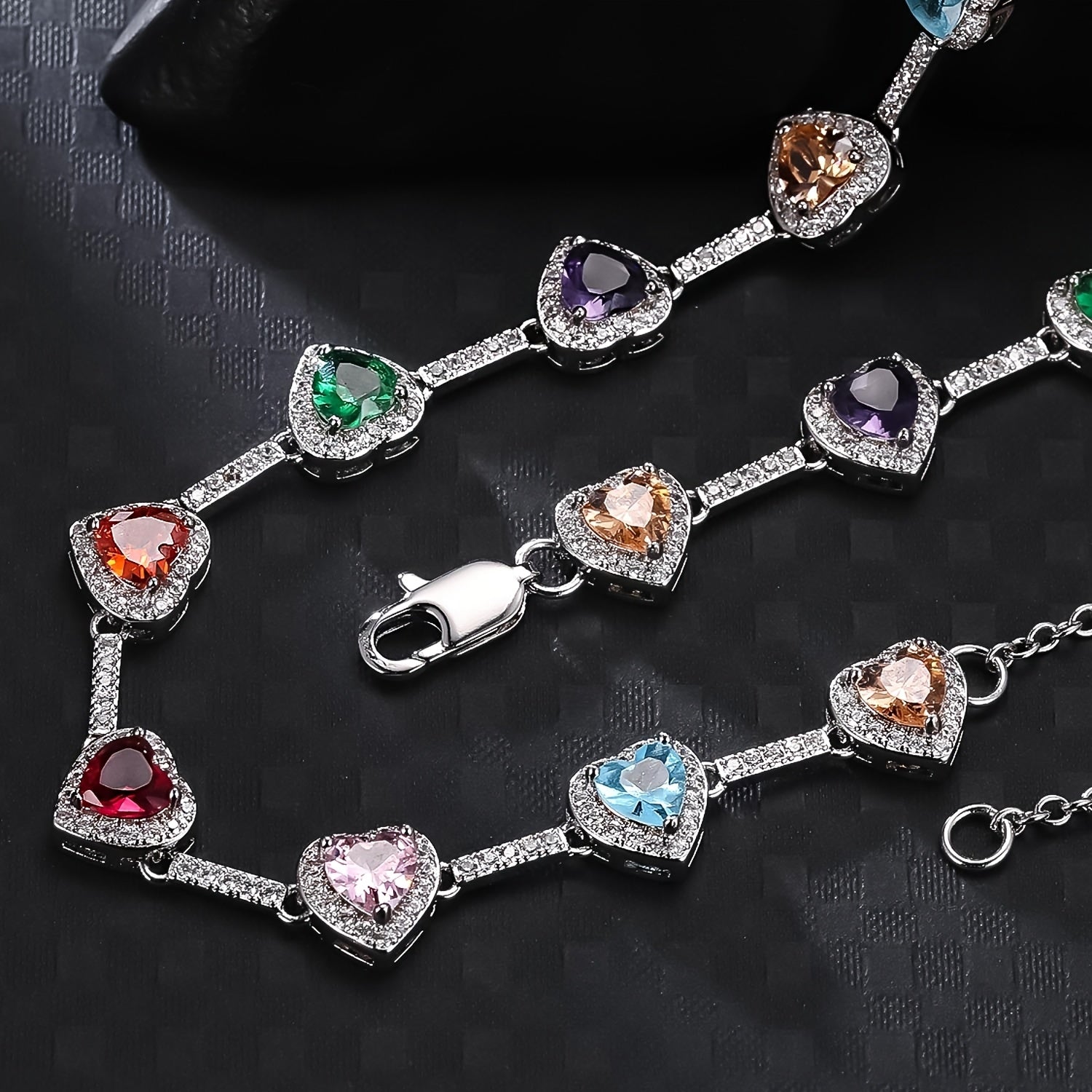 Unique Heart Shaped Stylish 10MM Love Necklace Multi Colors