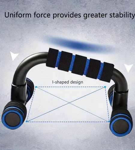 1 Pair Ergonomic Push-Up Bars for Men - Non-Slip, Portable Strength Training Stands with Textured Grip, 300 lbs Capacity, Ideal for Home & Gym Workouts, Easy Assembly, Gym Accessories