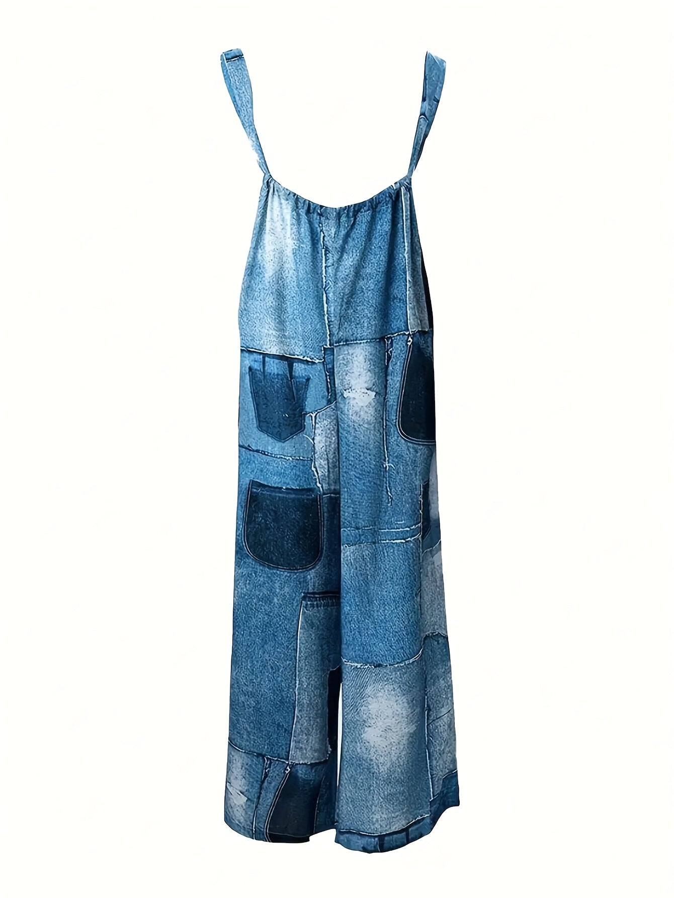 Women's Backless Gradient Wide Leg Jumpsuit