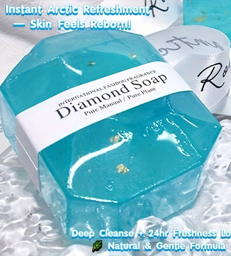 Summer Refresh Ice Skin Soap & Hydration Bar Soap With Coconut Oil, 3.35 Oz Per Box Natural Vegan Cleanser For Oily Skin, Hypoallergenic & Cruelty-Free Body Care Essential
