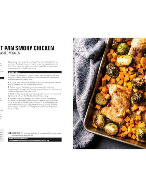 Load image into Gallery viewer, The Bodybuilder&#39;s Meal Prep Cookbook: 64 Make-Ahead Recipes and 8 Macro-Friendly Meal Plans (The Bodybuilder&#39;s Kitchen) Spiral-bound Book
