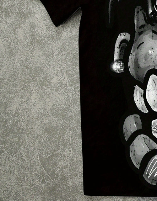 Load image into Gallery viewer, [Funny Face Graphic Tee] Funny Face Print Graphic T-Shirt | Men's Loose Streetwear Tee Shirts
