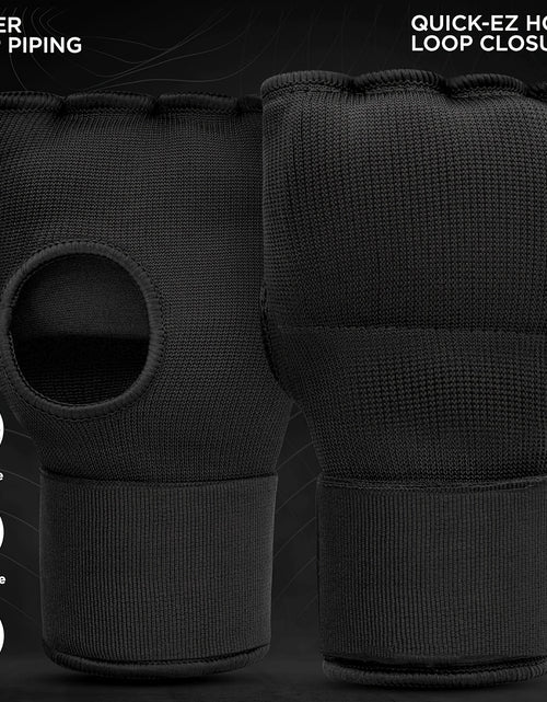 Load image into Gallery viewer, Martial Arts Training Gloves, Heavy-Duty Hook &amp; Loop Closure No-Pad Combat Gloves, Reinforced Fist for Karate Taekwondo Boxing Sanda, Multi-Color Options Black/Red/Blue, Fitness Fighting Gloves
