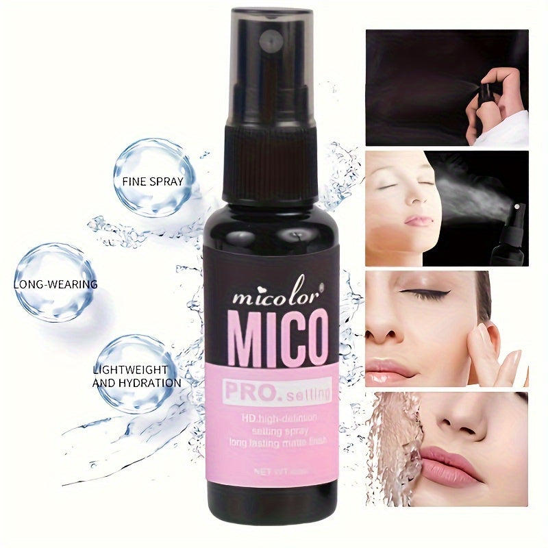 HD Long-Lasting MICO 2pcs Makeup Primer and Setting Duo - Pore Minimizing, Color Enhancing, Smooth Finish - White Shade, Under 1 fl oz