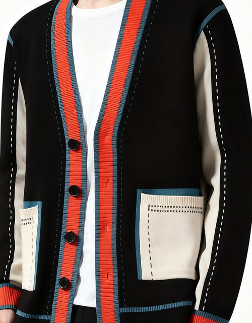 Load image into Gallery viewer, Men&#39;s 2025 Knit Cardigan, New Fall Winter Sweater Jacket, Thermal Long Sleeve Open Front, Retro Streetwear Casual Coat
