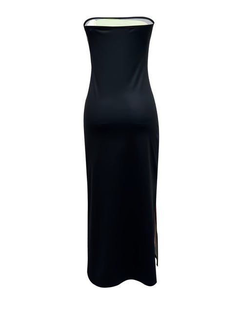 Load image into Gallery viewer, Women&#39;S Spring And Summer Casual Elegant Women&#39;S Avocado Print Strapless Midi Dress
