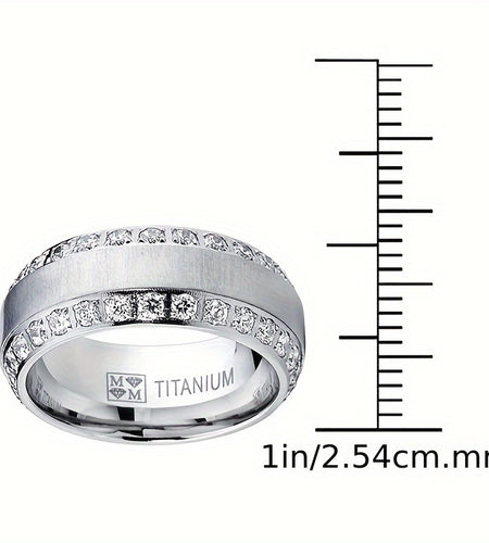 Elegant Zinc Alloy Ring for Men 925 Silver Plated Wedding & Engagement Ring Daily Wear Fashion Jewelry, Great Price