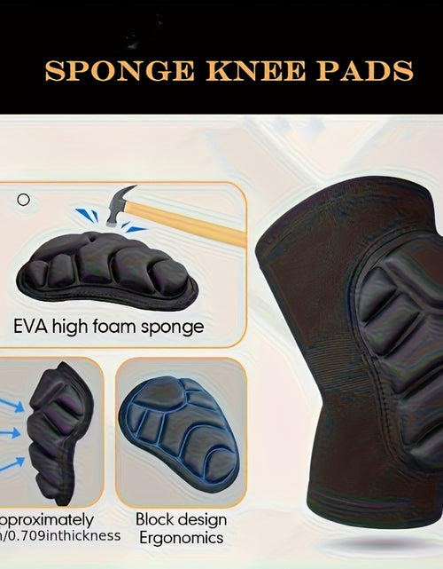 Load image into Gallery viewer, 2pcs/4pcs Universal Men&#39;s and Women&#39;s Knee and Elbow Equipment Set - Adjustable cushioning pads, made of moisture-wicking fabric | Suitable for all-day comfortable experiences during training, yoga, hiking, sports and heavy p
