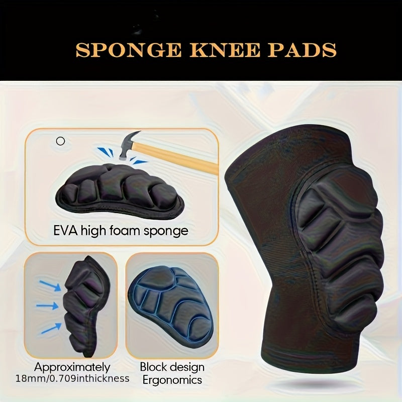 2pcs/4pcs Universal Men's and Women's Knee and Elbow Equipment Set - Adjustable cushioning pads, made of moisture-wicking fabric | Suitable for all-day comfortable experiences during training, yoga, hiking, sports and heavy p