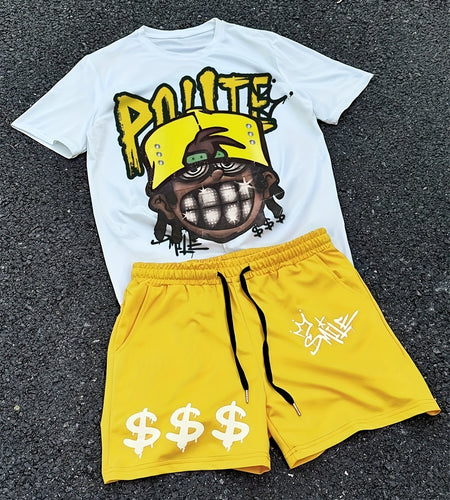 Men Hip-Hop Character Portrait Print T-Shirt, Casual Trendy Graphic T-Shirt, Hip Hop Streetwear Comfortable Casual Summer Clothes