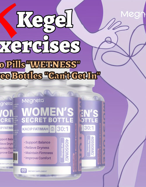 Load image into Gallery viewer, Megneta Advanced Feminine Care - Natural Hydration, Comfort, Elasticity, Balance - 30 Servings with Kacip Fatimah, Fenugreek, Slippery Elm Bark, Manjakani, and Maca Root
