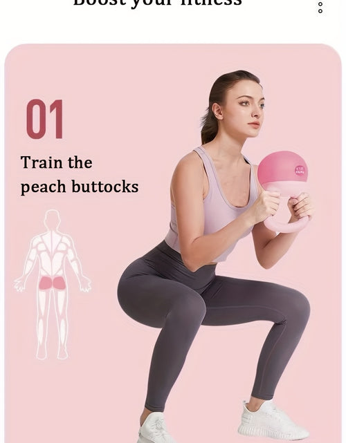 Load image into Gallery viewer, [Rose Red Soft Kettlebell] 1pc Rose Red Soft PE Polyethylene Kettlebell - 5-30LB, Enhancing Strength, Suitable for Home Fitness and Gym
