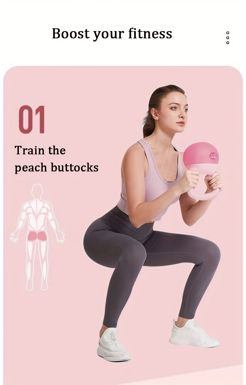 [Rose Red Soft Kettlebell] 1pc Rose Red Soft PE Polyethylene Kettlebell - 5-30LB, Enhancing Strength, Suitable for Home Fitness and Gym