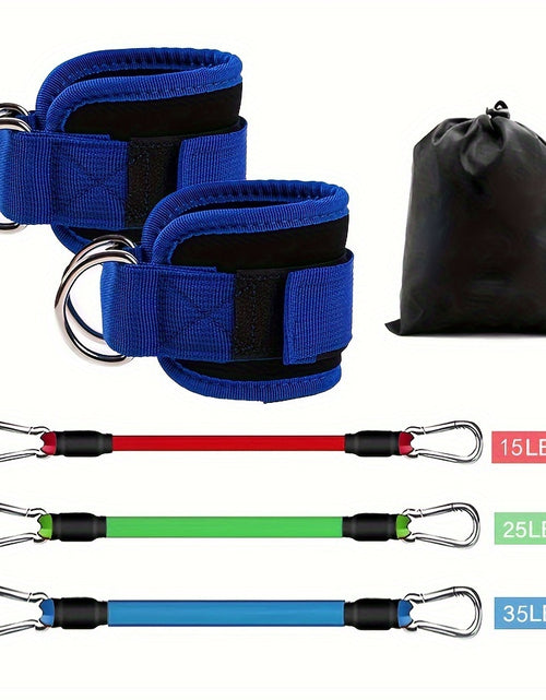 Load image into Gallery viewer, 5pcs Ankle Resistance Bands, Ankle Bands For Working Out With Cuffs, Resistance Bands For Leg &amp; Butt Training, Ankle Straps With Exercise Bands
