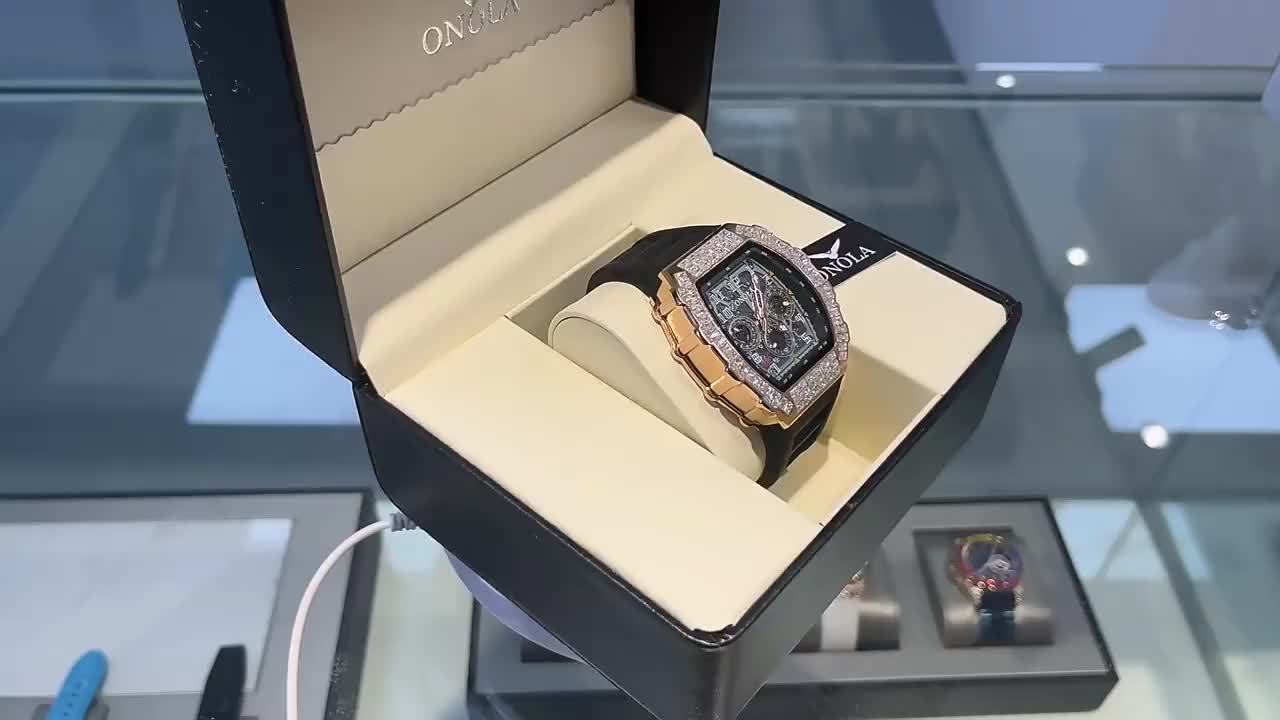 Men Automatic Mechanical Watch, Barrel Shape Hollow Tourbillon, Date Display, High-quality 3ATM Waterproof, Suitable For Casual And Formal Occasions, Daily Wear, Luxurious Sports Watch