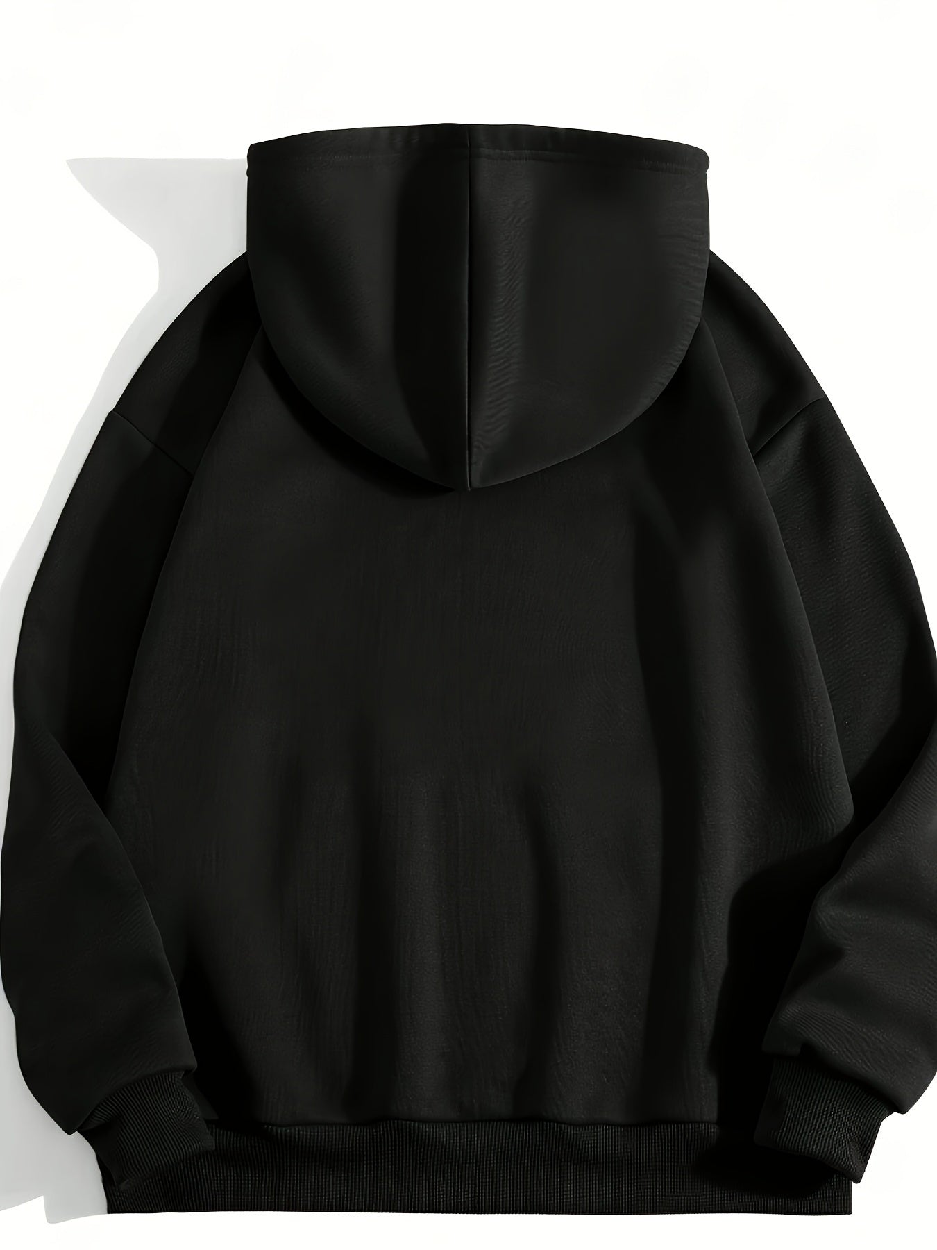 Women's Black Hoodie with Allegedly Text Print - Soft Fleece-Lined Pullover Sweatshirt, Kangaroo Pocket & Loose Fit for Everyday Winter and Fall Outfits - Machine Washable