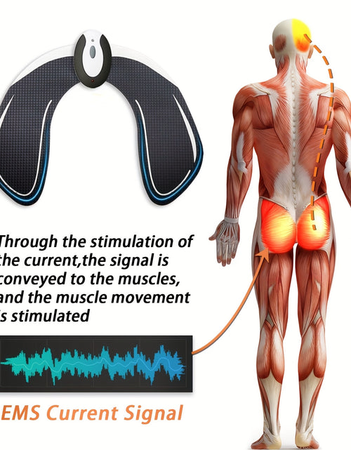 Load image into Gallery viewer, EMS Buttocks Trainer, Suitable For Buttocks, Shaping A Charming Figure, Effectively Exercising And Massaging Buttocks Muscles, With Replacement Gel Patch
