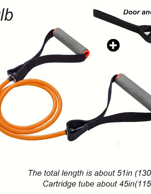 Load image into Gallery viewer, High Quality Latex Resistance Band With Big Handles And Door Anchor, Exercise Bands, Workout Bands, Suitable For Fitness Strength Training, Yoga, Pilates, Home Gym
