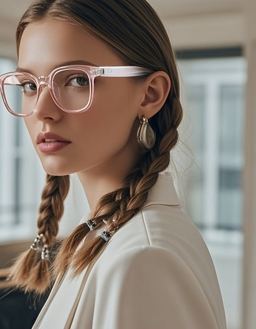 Load image into Gallery viewer, Smart Audio Glasses for Women - Blue Light Blocking, Magnetic Charging, Voice Assistant, 5.4 Wireless Audio &amp; Mic, Remote Photography, Open Headphone Design, PC Lenses &amp; TR Frame - Perfect for Gaming, Work, Music &amp; Video Call
